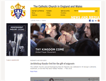 Tablet Screenshot of catholic-ew.org.uk
